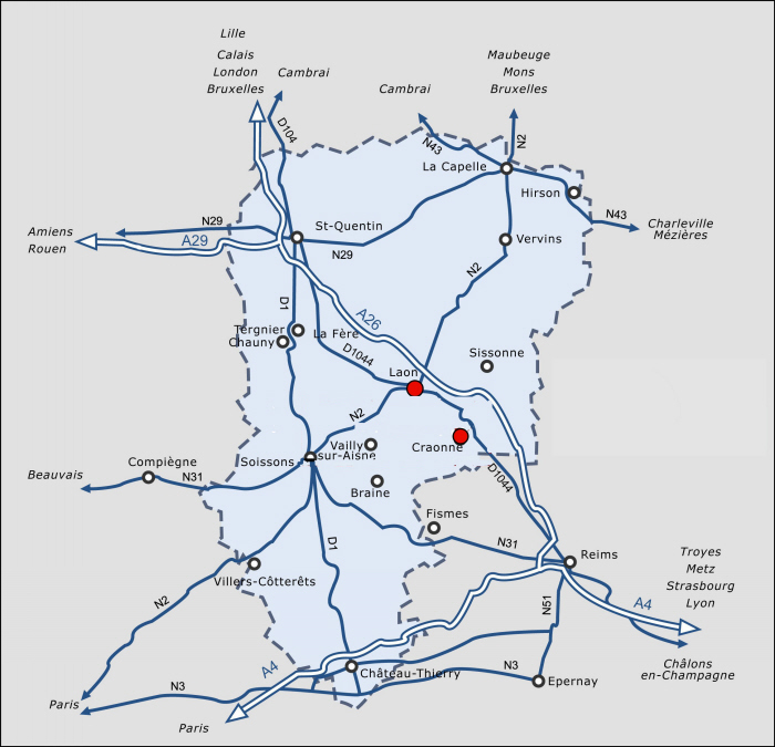 carte de localisation
