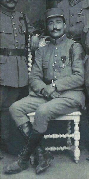 Auguste Mouton après sa deuxième citation (vers août 1918)